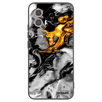 Obal pre Motorola Moto G53 5G - Black Gold 2