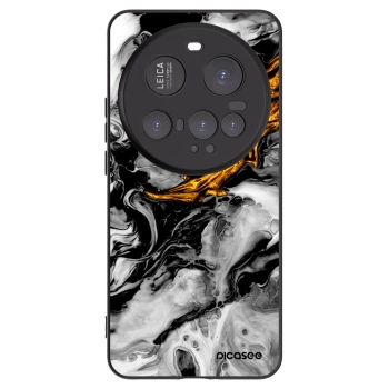 Picasee silikónový čierny obal pre Xiaomi 15 Ultra - Black Gold 2