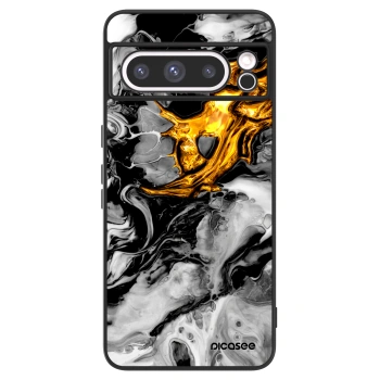 Picasee ULTIMATE CASE pro Google Pixel 8 Pro - Black Gold 2