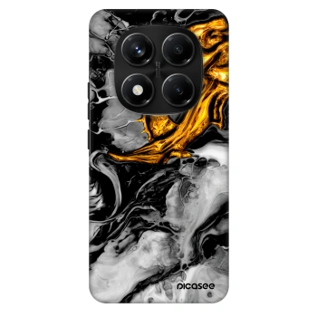 Obal pre Xiaomi Redmi Note 14 Pro+ 5G - Black Gold 2