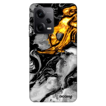 Obal pre Xiaomi Redmi Note 12 Pro 5G - Black Gold 2