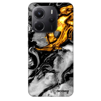 Obal pre Xiaomi Redmi Note 14 4G - Black Gold 2