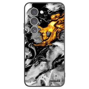 Picasee silikónový čierny obal pre Xiaomi Redmi 15 5G - Black Gold 2