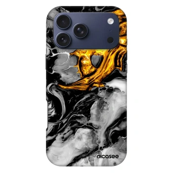 Picasee Fashion Case MagSafe pre Apple iPhone 18 Pro Max - Black Gold 2