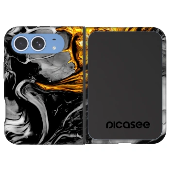 Picasee Fashion Case MagSafe pre Apple iPhone Ultra - Black Gold 2