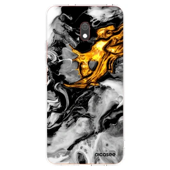 Obal pre Xiaomi Redmi 8A - Black Gold 2