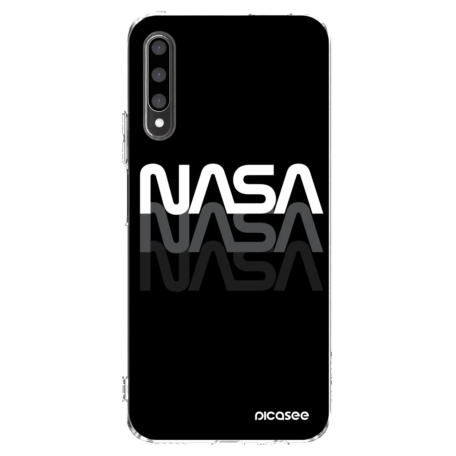 Picasee silikónový prehľadný obal pre Honor 9X Pro - NASA Triple