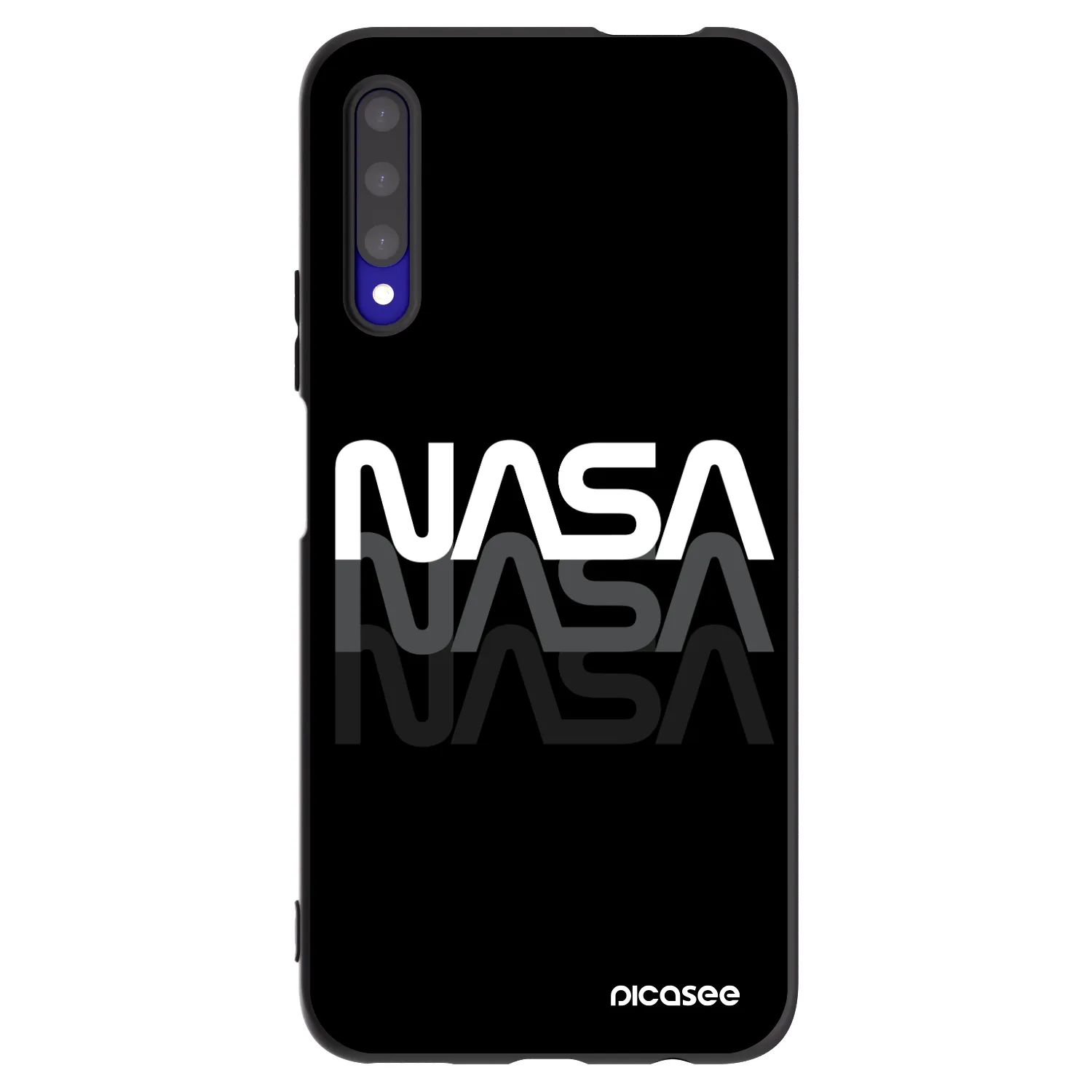 Picasee silikónový čierny obal pre Honor 9X Pro - NASA Triple