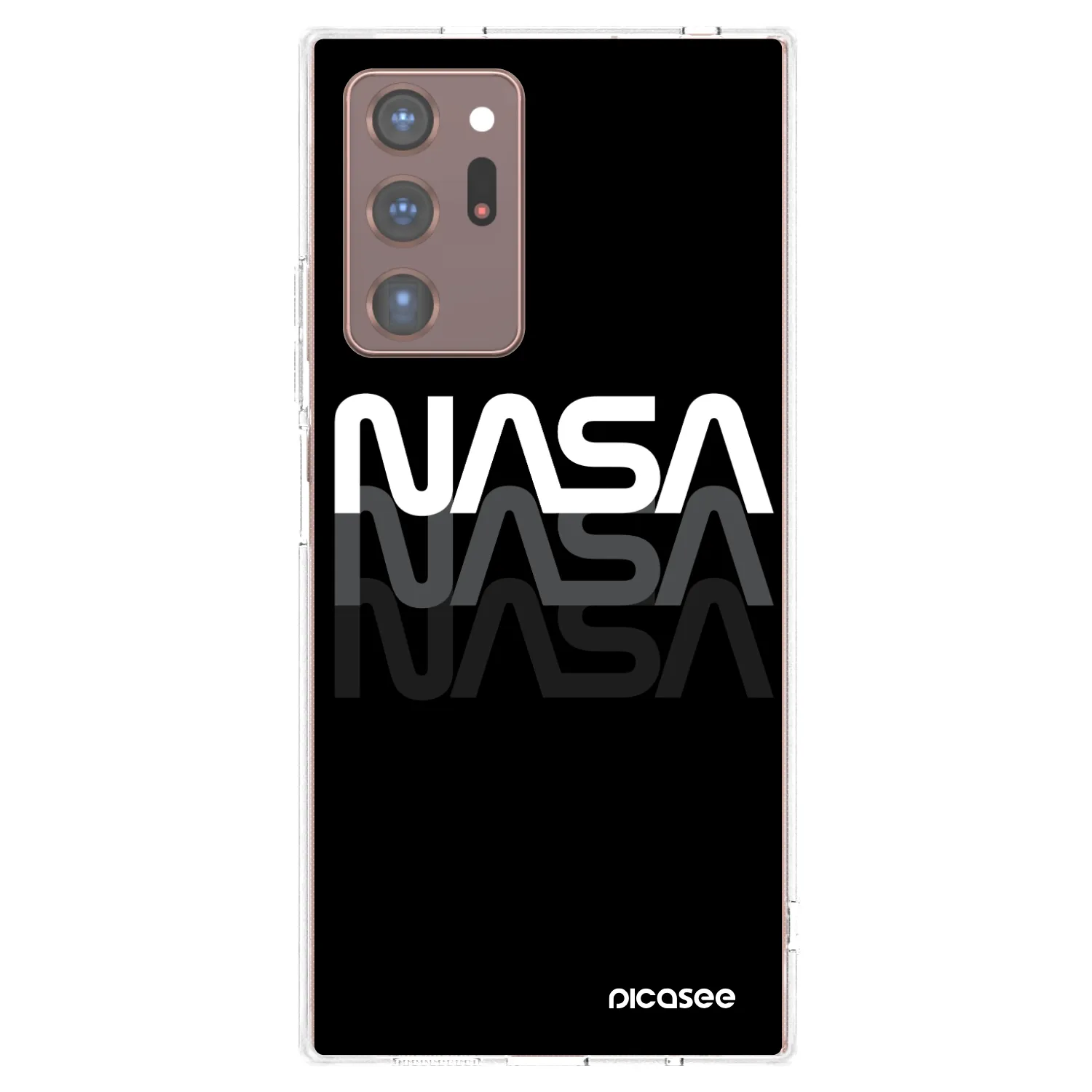 Picasee silikónový prehľadný obal pre Samsung Galaxy Note 20 Ultra - NASA Triple