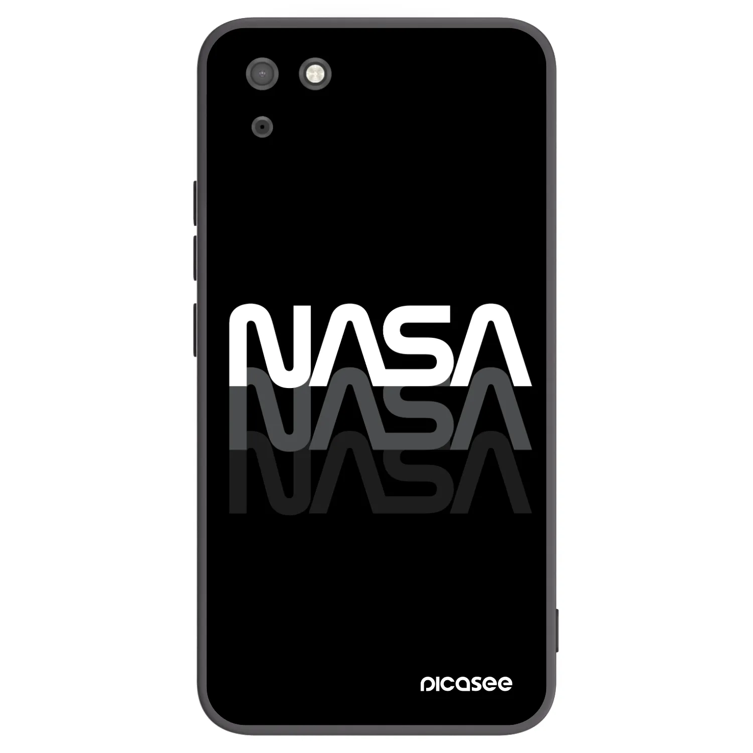 Picasee silikónový čierny obal pre Huawei Y5P - NASA Triple