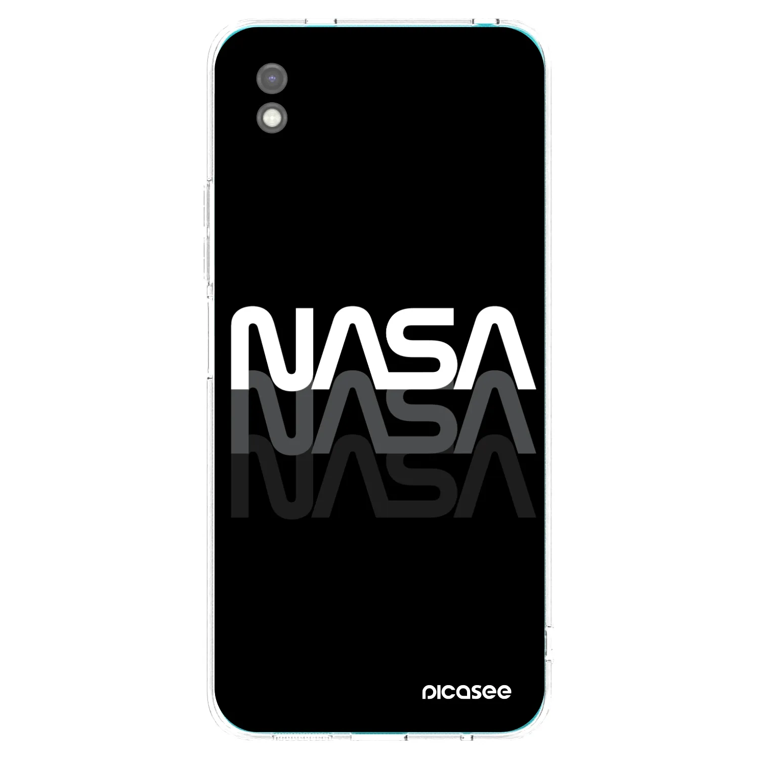 Picasee silikónový čierny obal pre Xiaomi Redmi 9A - NASA Triple