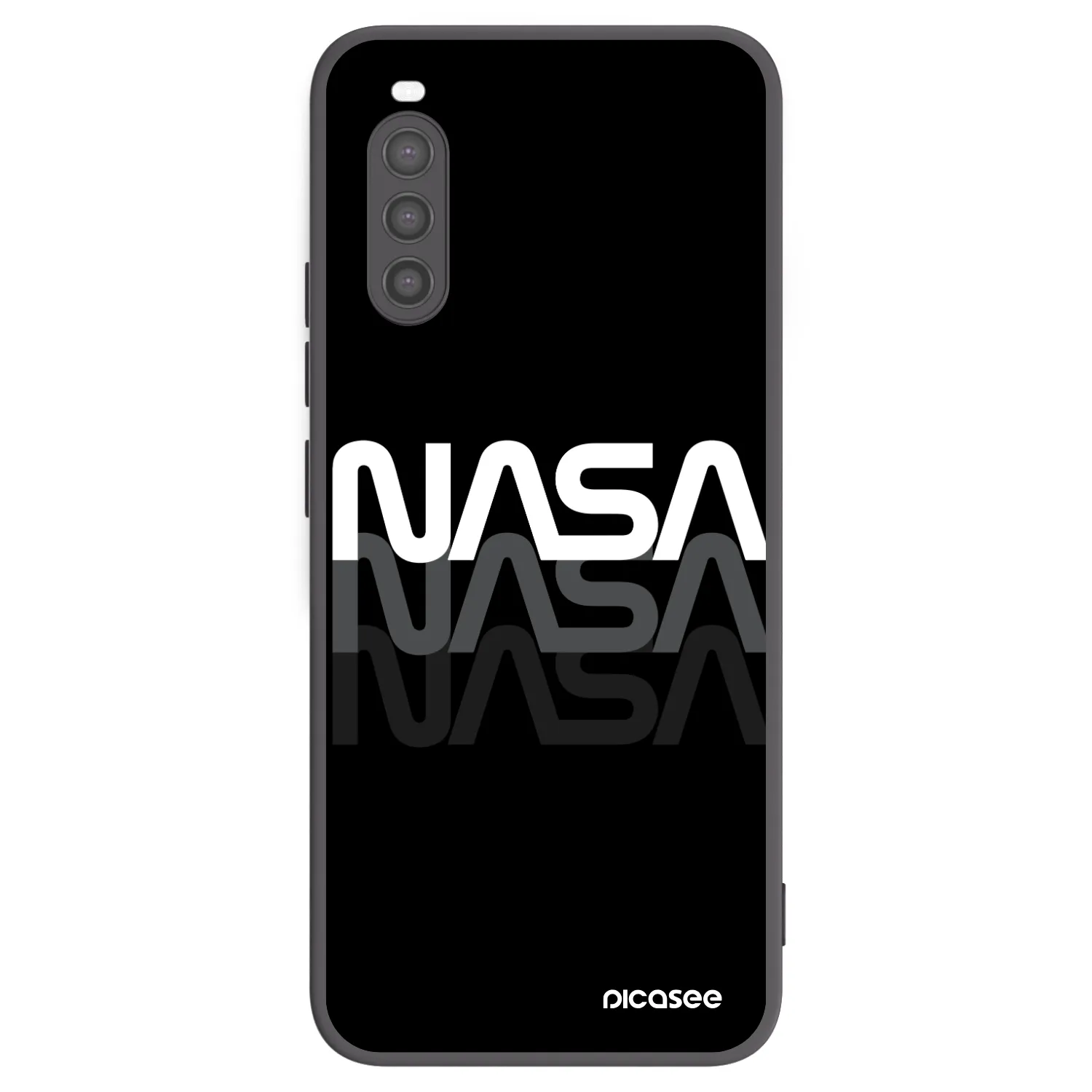 Picasee silikónový čierny obal pre Sony Xperia 10 II - NASA Triple