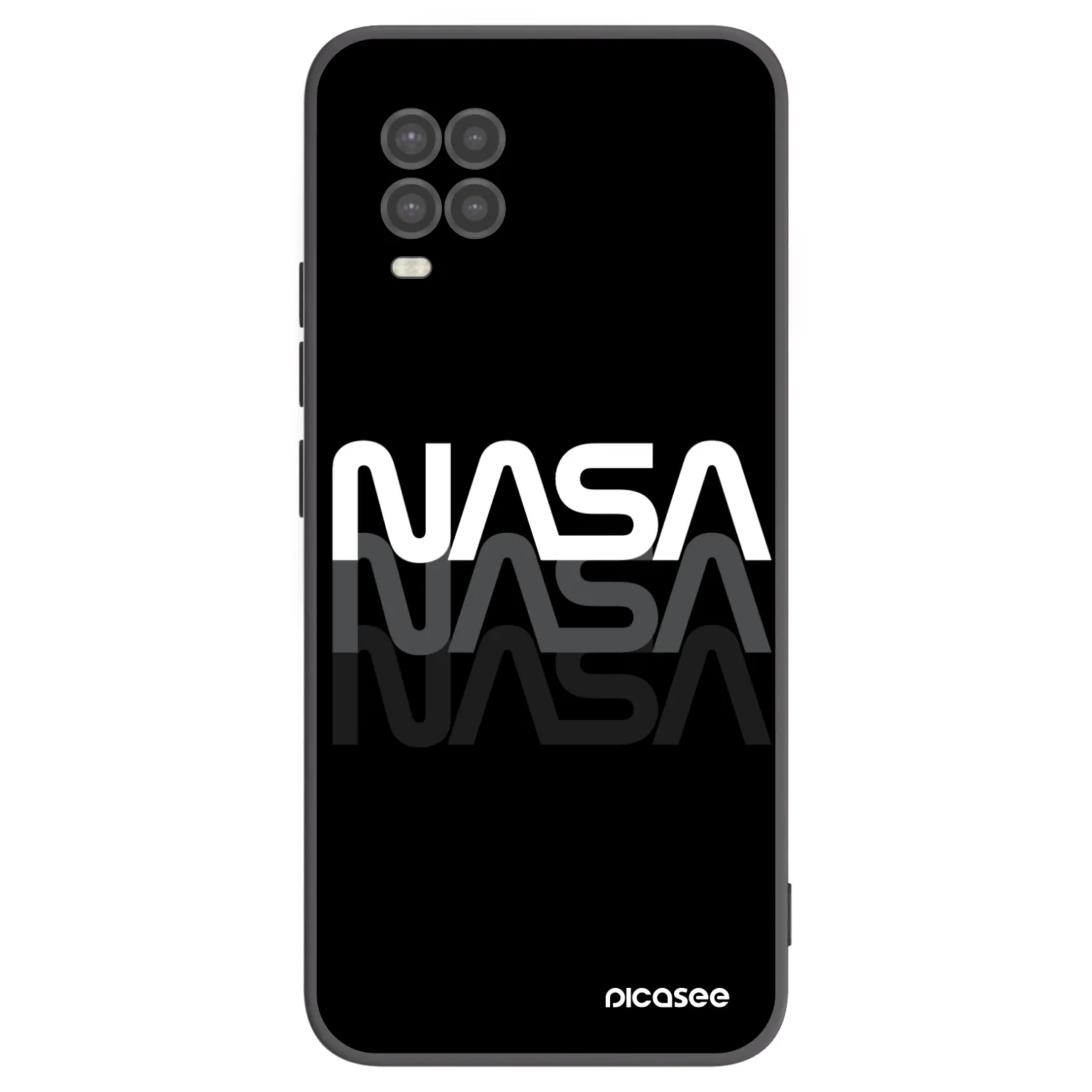 Picasee silikónový čierny obal pre Xiaomi Mi 10 Lite - NASA Triple