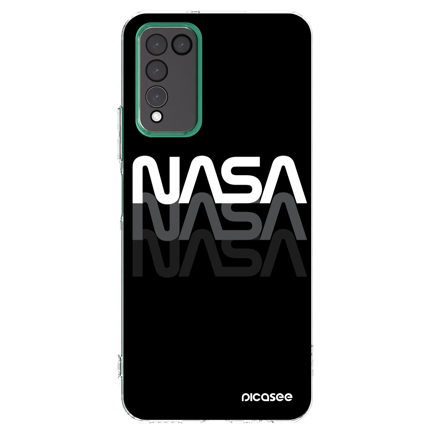 Silikónový prehľadný obal pre Honor 10X Lite - NASA Triple