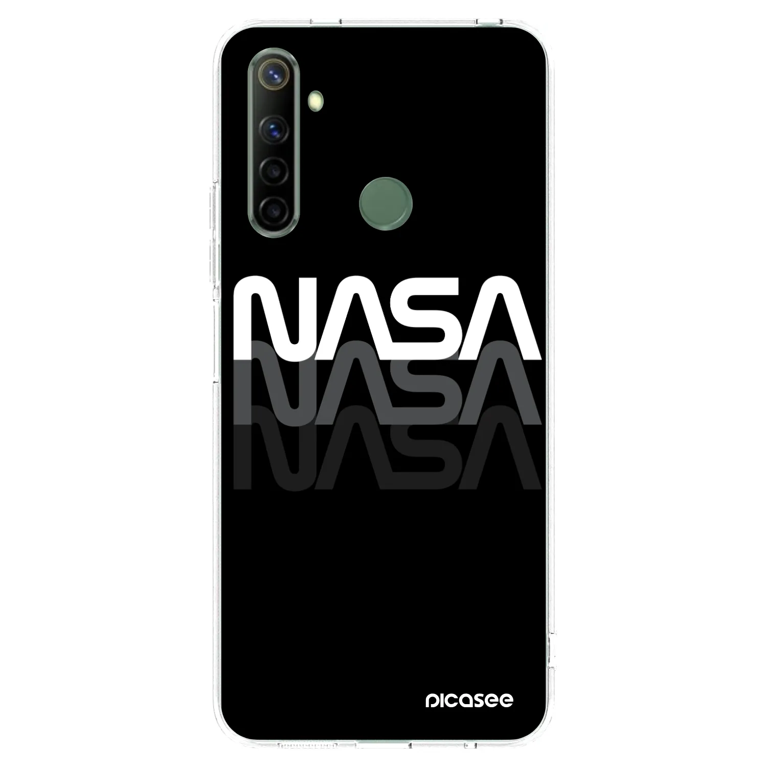Picasee silikónový prehľadný obal pre Realme 6i - NASA Triple