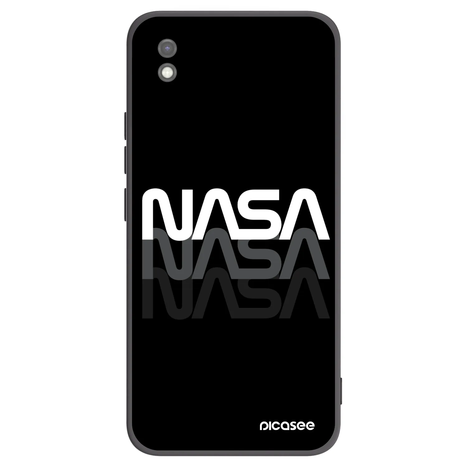Picasee silikónový čierny obal pre Xiaomi Redmi 9AT - NASA Triple