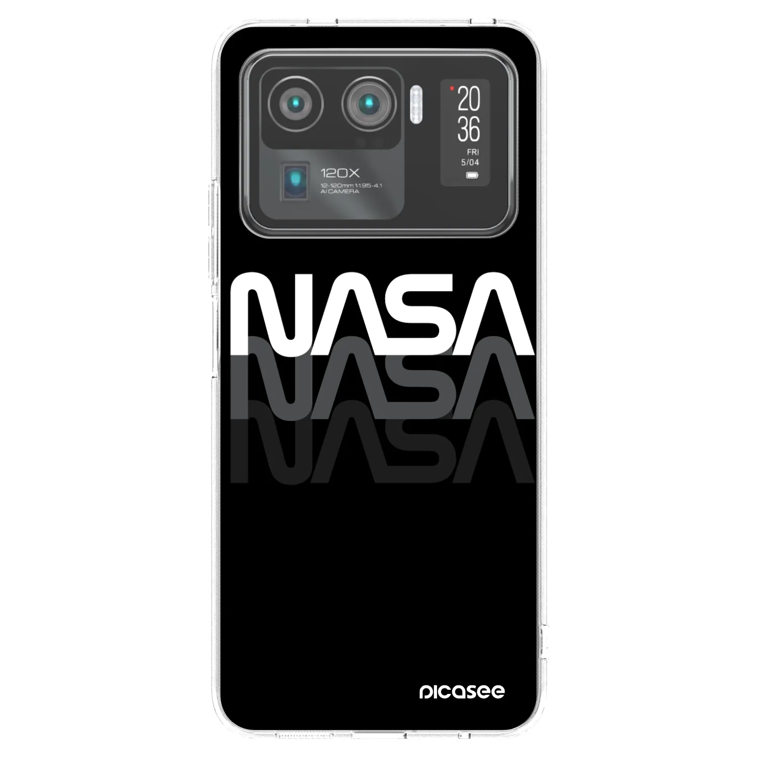 Picasee silikónový prehľadný obal pre Xiaomi Mi 11 Ultra - NASA Triple