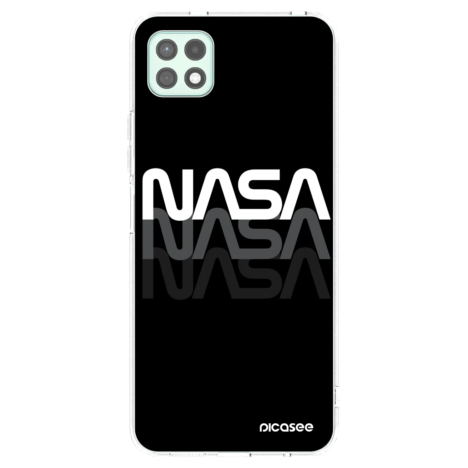 Picasee silikónový prehľadný obal pre Samsung Galaxy A22 A226B 5G - NASA Triple