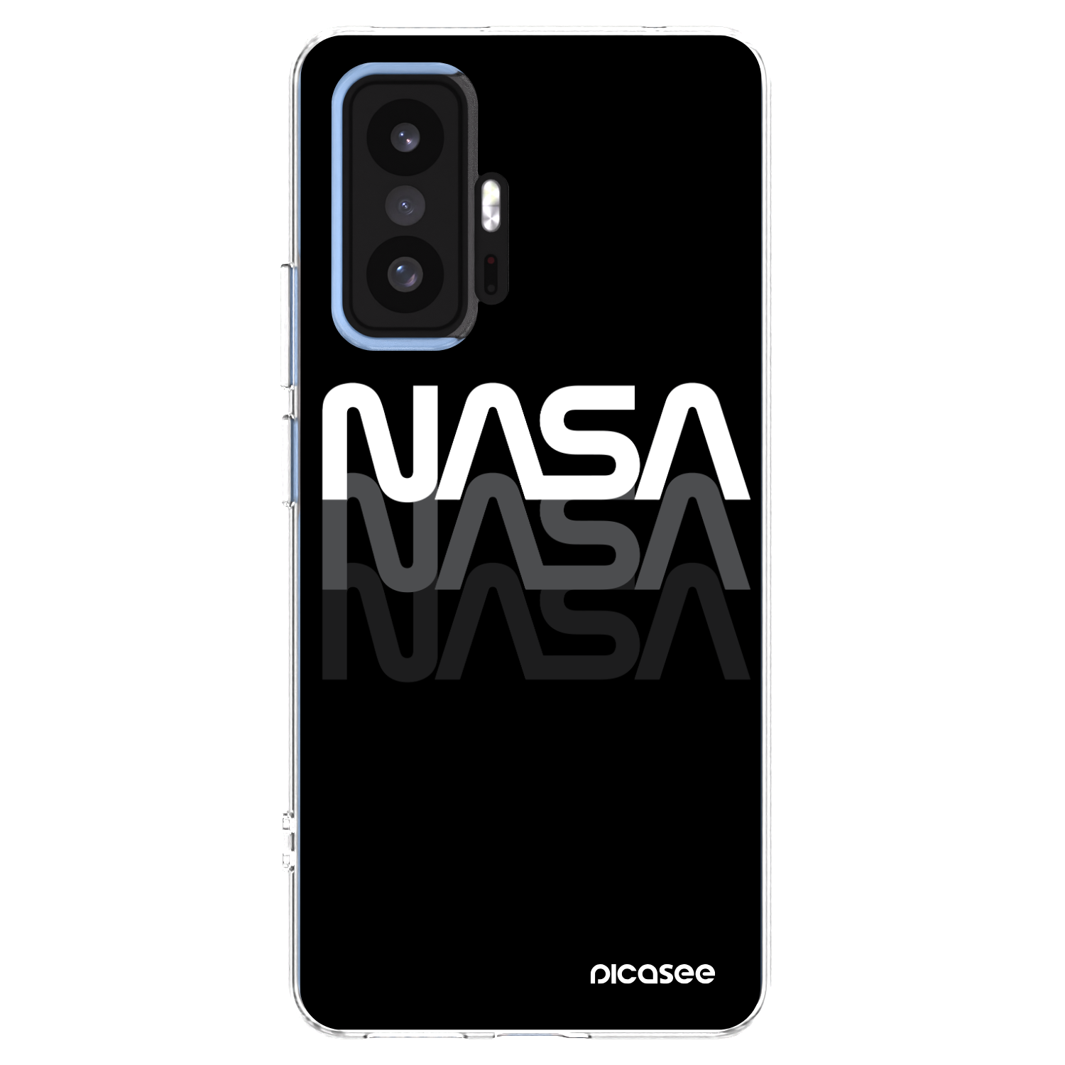 Picasee silikónový prehľadný obal pre Xiaomi 11T - NASA Triple