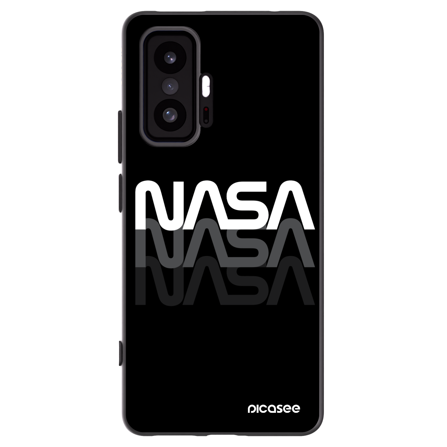 Picasee silikónový čierny obal pre Xiaomi 11T - NASA Triple
