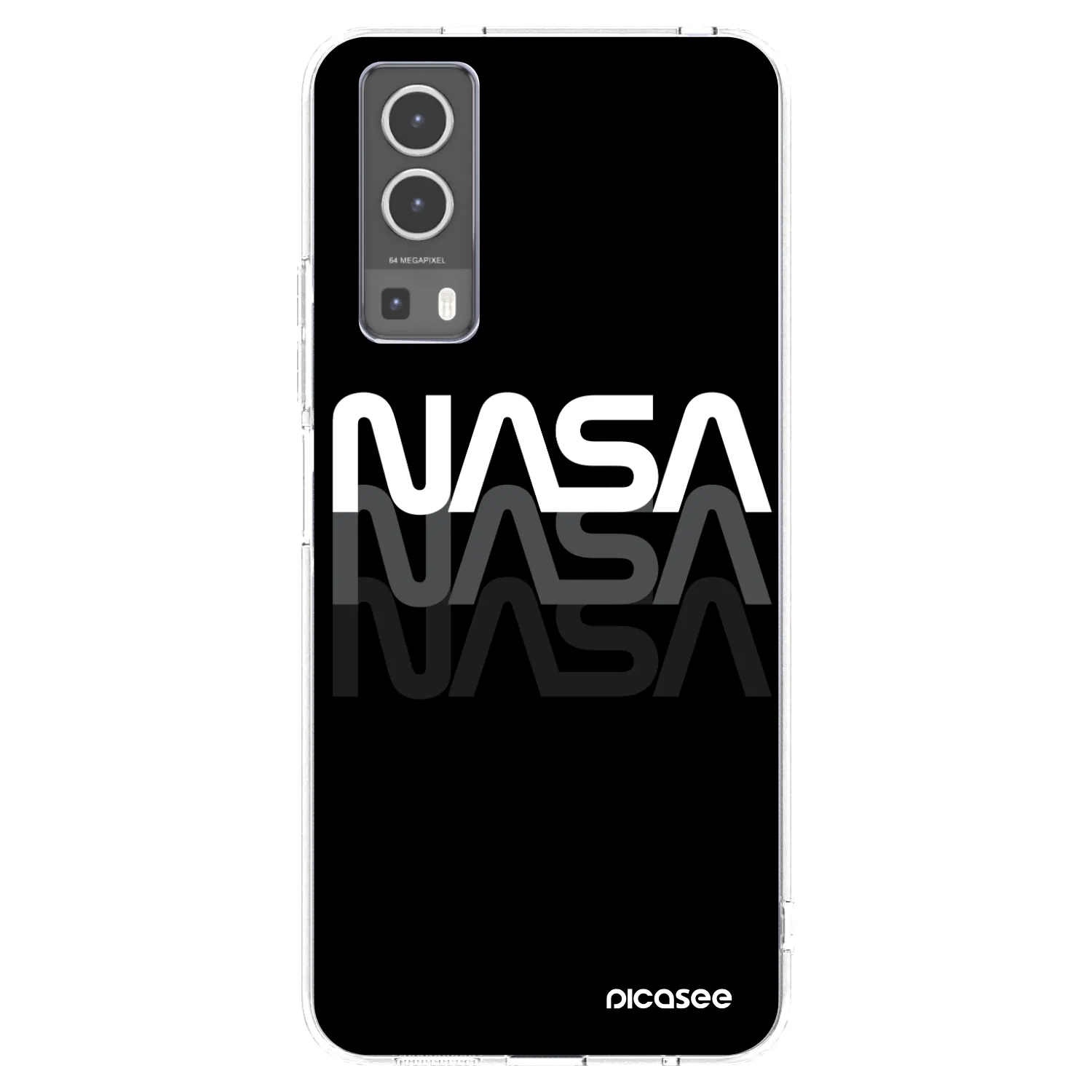 Picasee silikónový prehľadný obal pre Vivo Y72 5G - NASA Triple