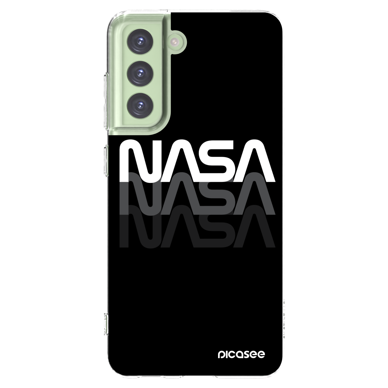 Picasee silikónový prehľadný obal pre Samsung Galaxy S21 FE 5G - NASA Triple
