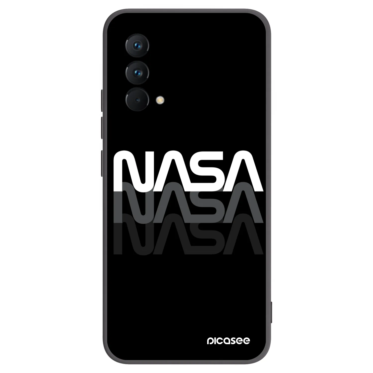 Picasee silikónový čierny obal pre Realme GT Master Edition 5G - NASA Triple