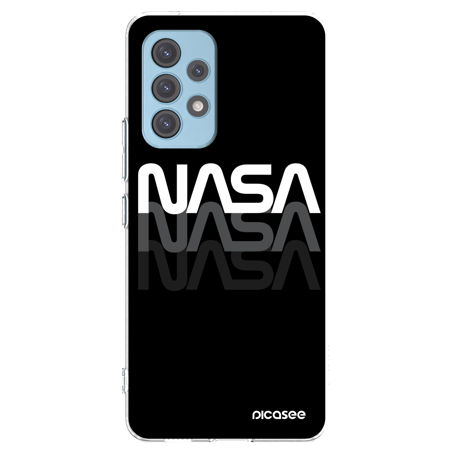 Silikónový prehľadný obal pre Samsung Galaxy A53 5G A536 - NASA Triple