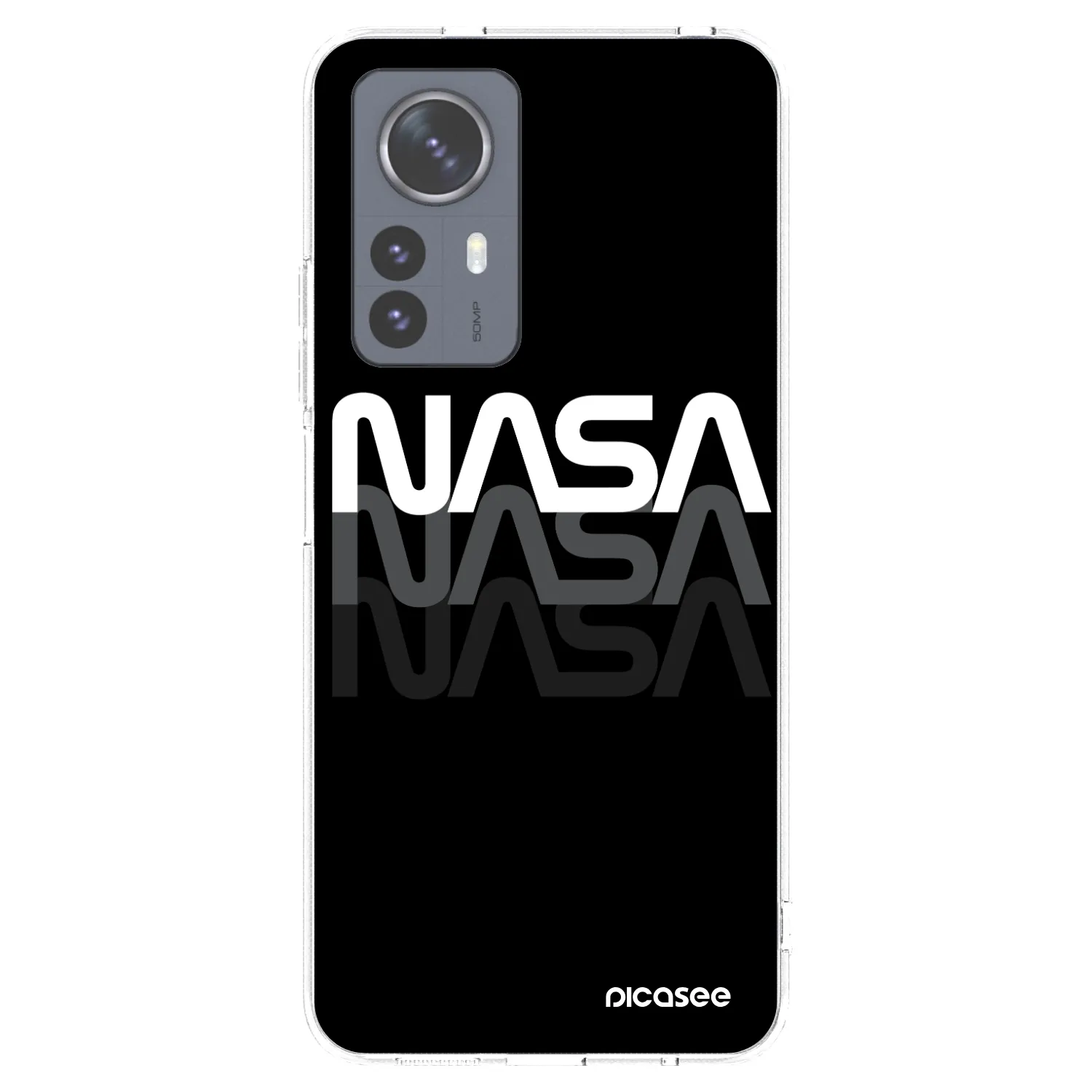 Picasee silikónový prehľadný obal pre Xiaomi 12 Pro - NASA Triple