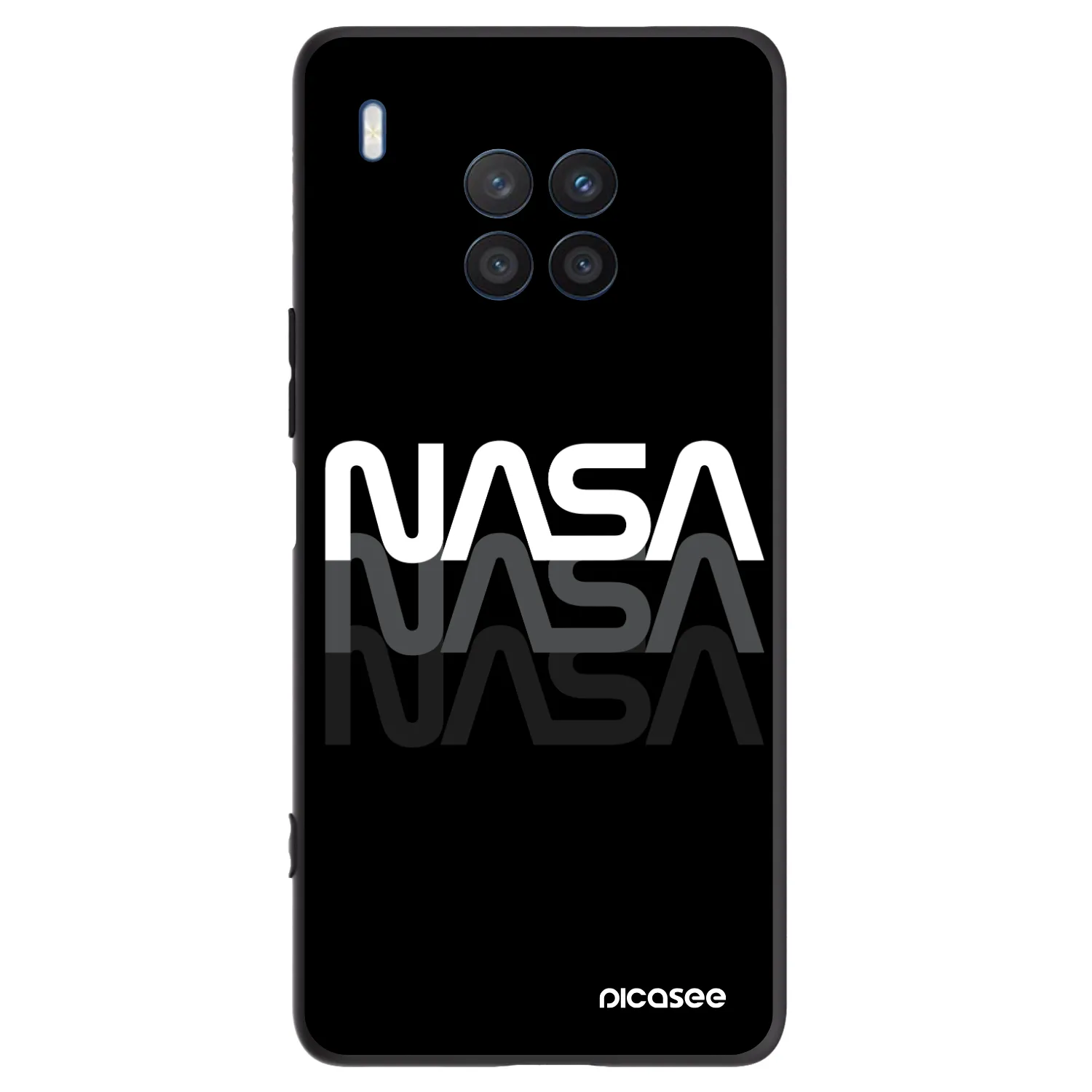 Picasee silikónový čierny obal pre Honor 50 Lite - NASA Triple