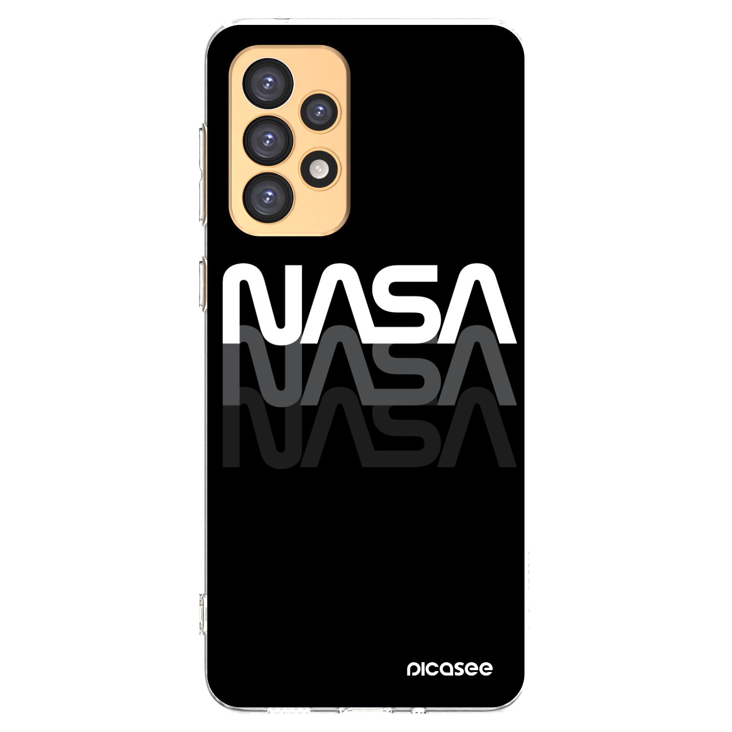 Picasee silikónový prehľadný obal pre Samsung Galaxy A33 5G A336 - NASA Triple