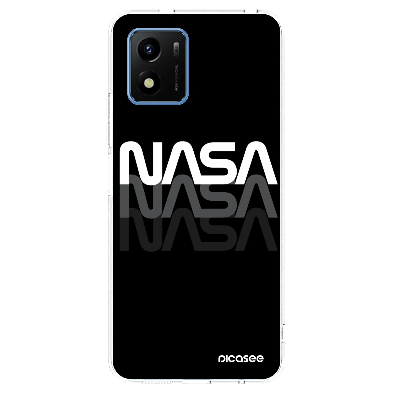 Picasee silikónový prehľadný obal pre Vivo Y01 - NASA Triple