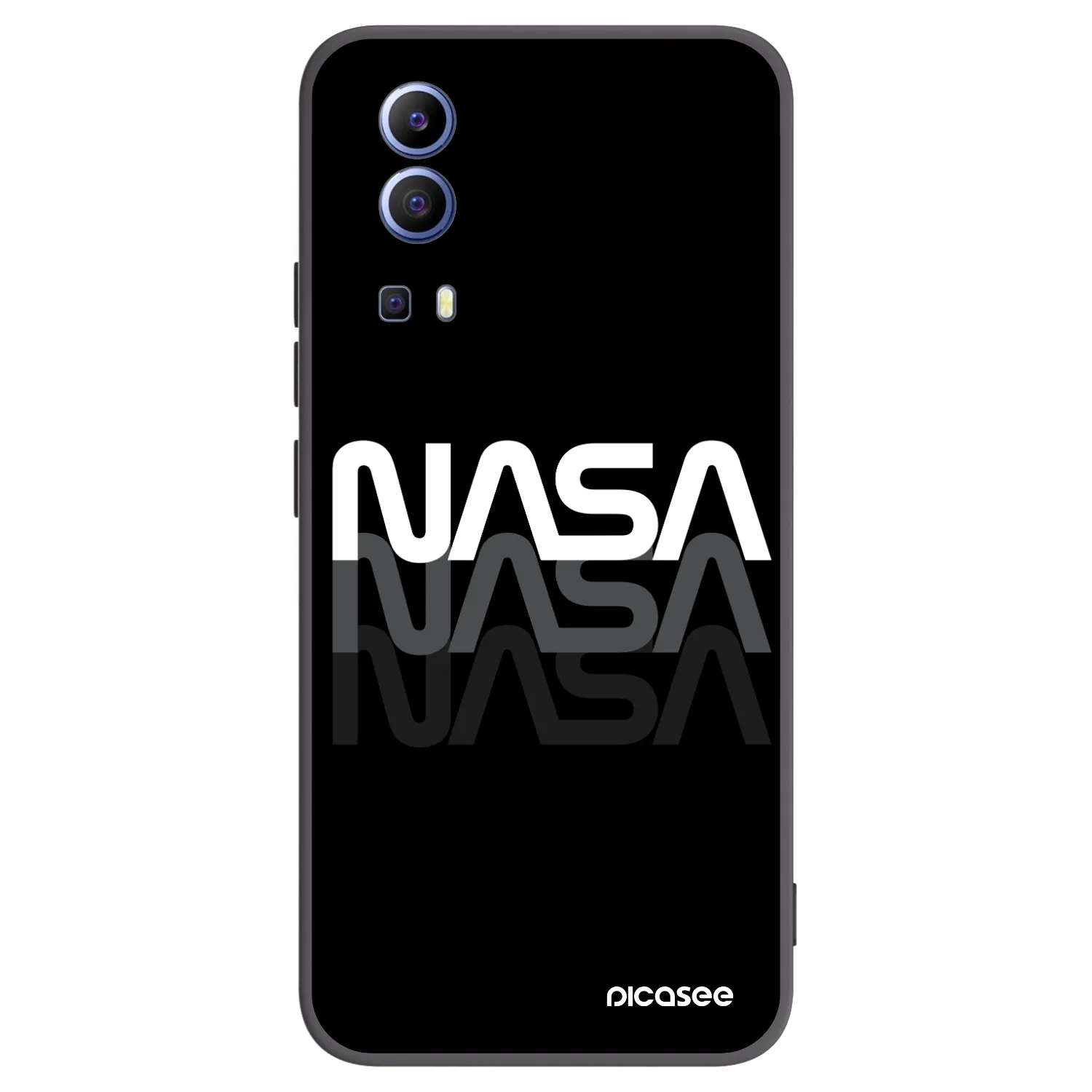 Picasee silikónový čierny obal pre Vivo Y52 5G - NASA Triple