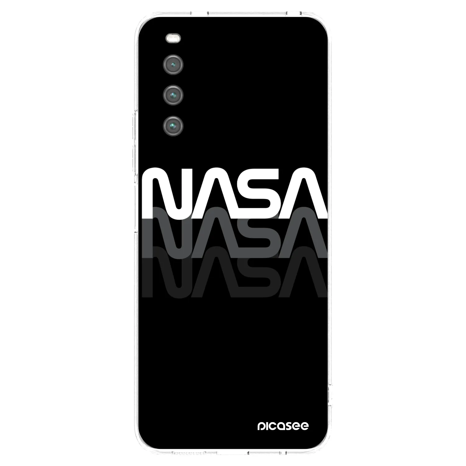 Picasee silikónový prehľadný obal pre Sony Xperia 10 IV 5G - NASA Triple