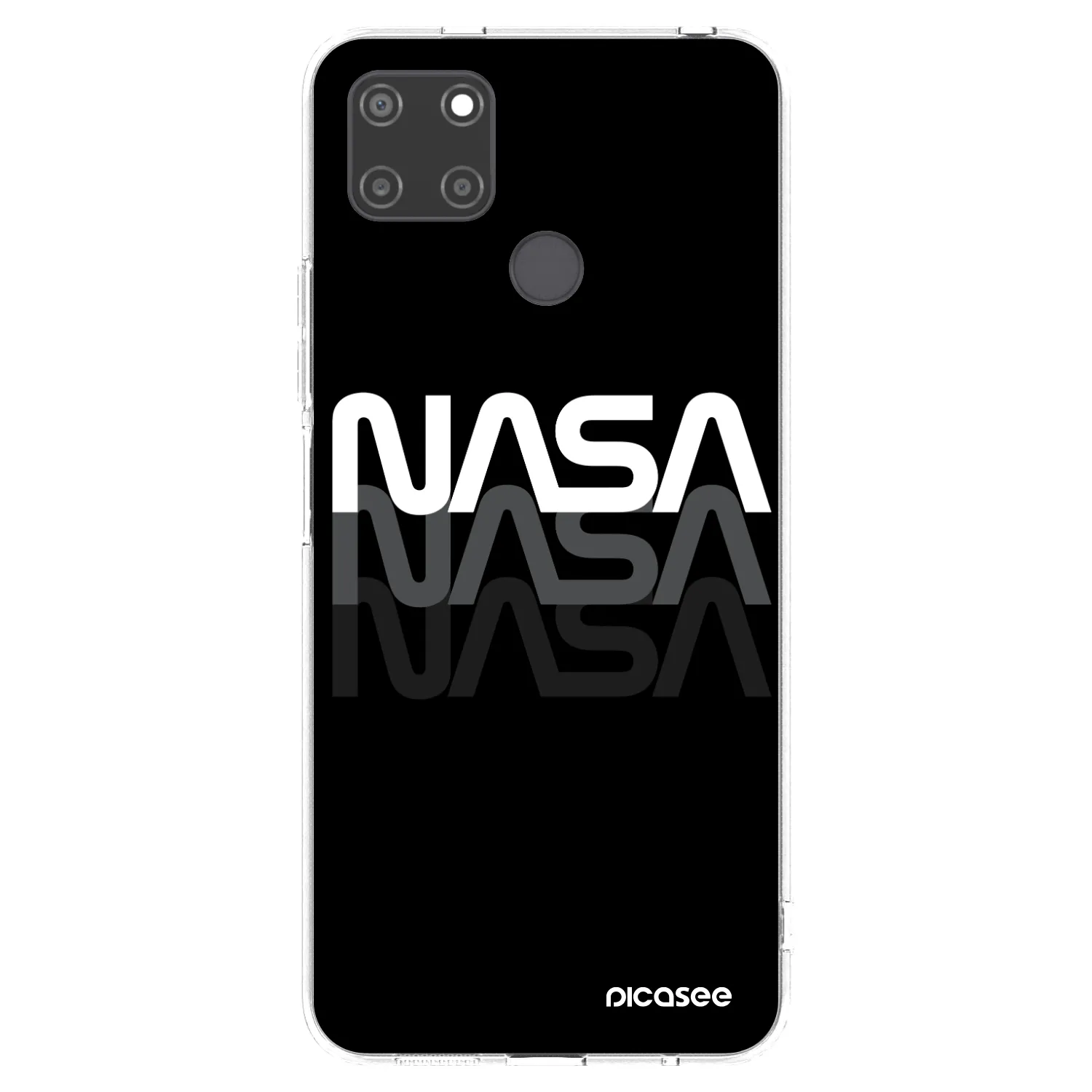 Picasee silikónový prehľadný obal pre Realme C21Y - NASA Triple