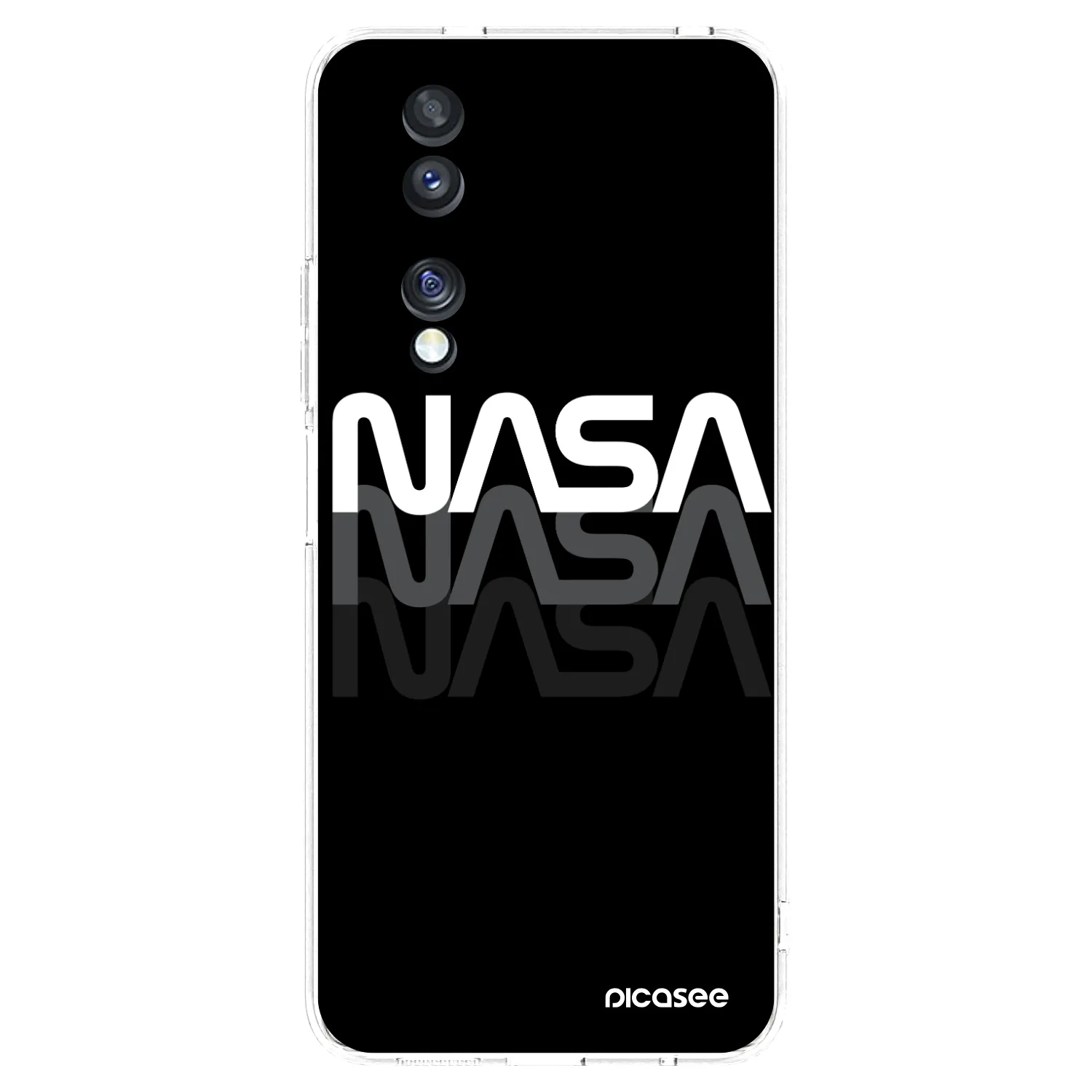 Picasee silikónový prehľadný obal pre Honor 70 - NASA Triple