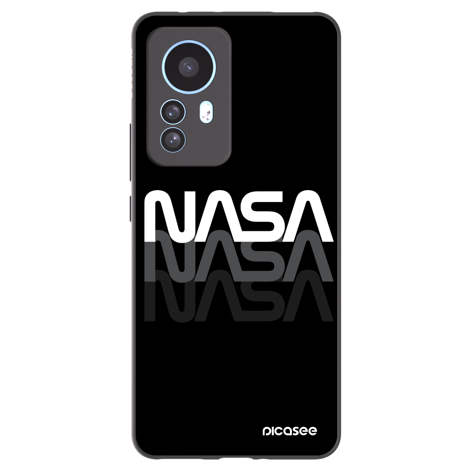 Picasee silikónový čierny obal pre Xiaomi 12T Pro - NASA Triple