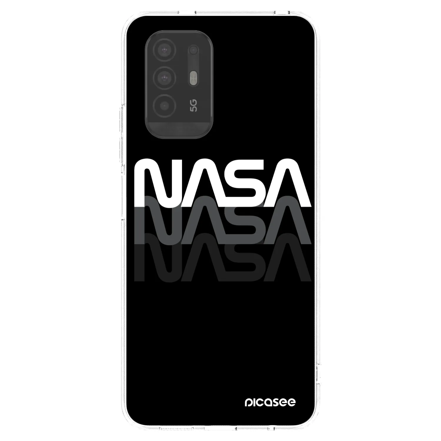 Picasee silikónový prehľadný obal pre OPPO A94 5G - NASA Triple