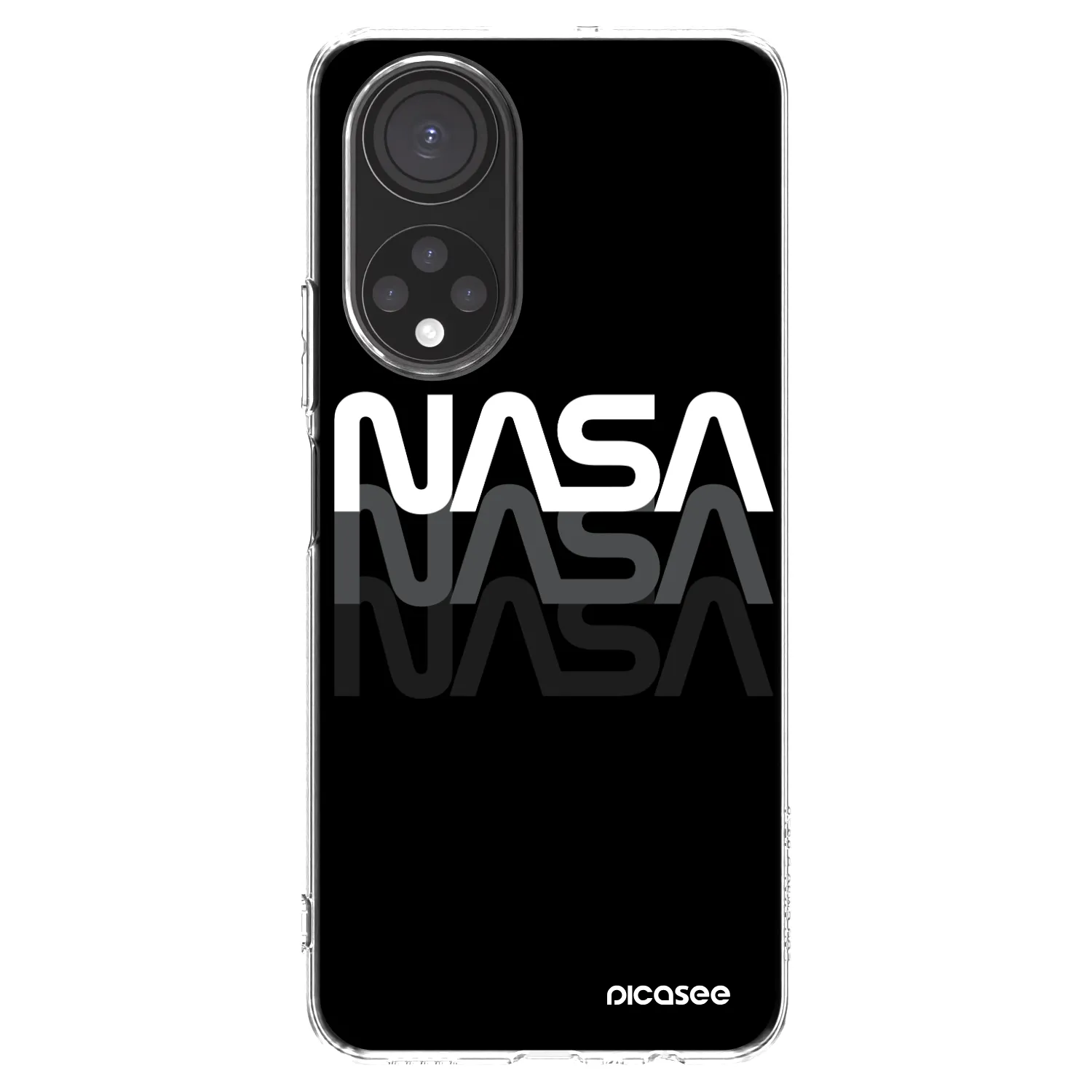 Picasee silikónový prehľadný obal pre Honor X7 - NASA Triple