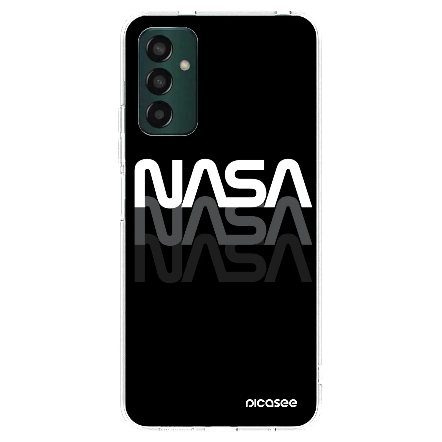 Picasee silikónový prehľadný obal pre Samsung Galaxy M23 5G - NASA Triple