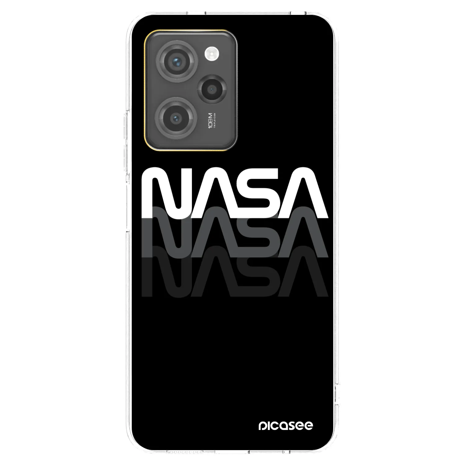 Picasee silikónový prehľadný obal pre Xiaomi Poco X5 Pro - NASA Triple