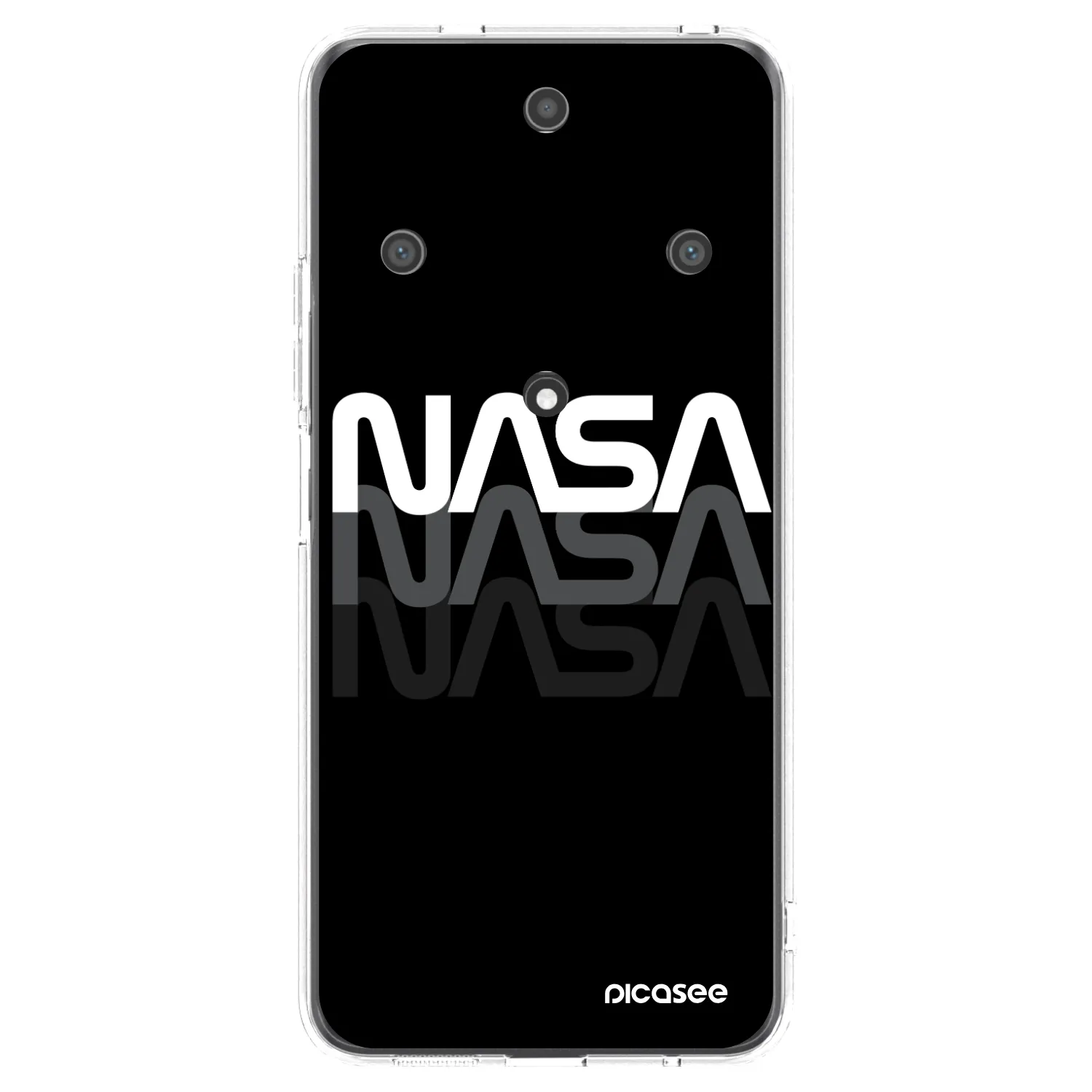 Picasee silikónový prehľadný obal pre Honor Magic5 Lite 5G - NASA Triple