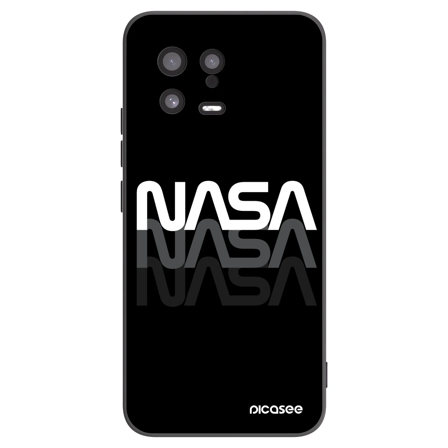 Silikónový čierny obal pre Xiaomi 13 - NASA Triple