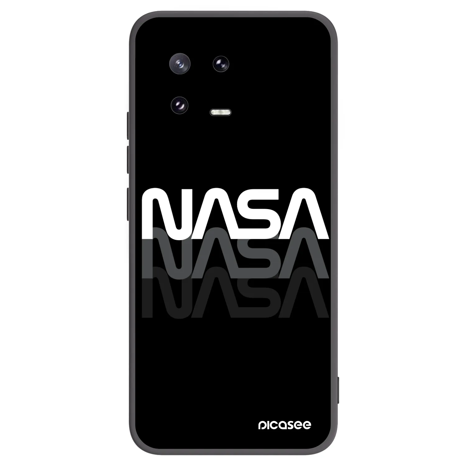 Picasee silikónový čierny obal pre Xiaomi 13 Pro - NASA Triple