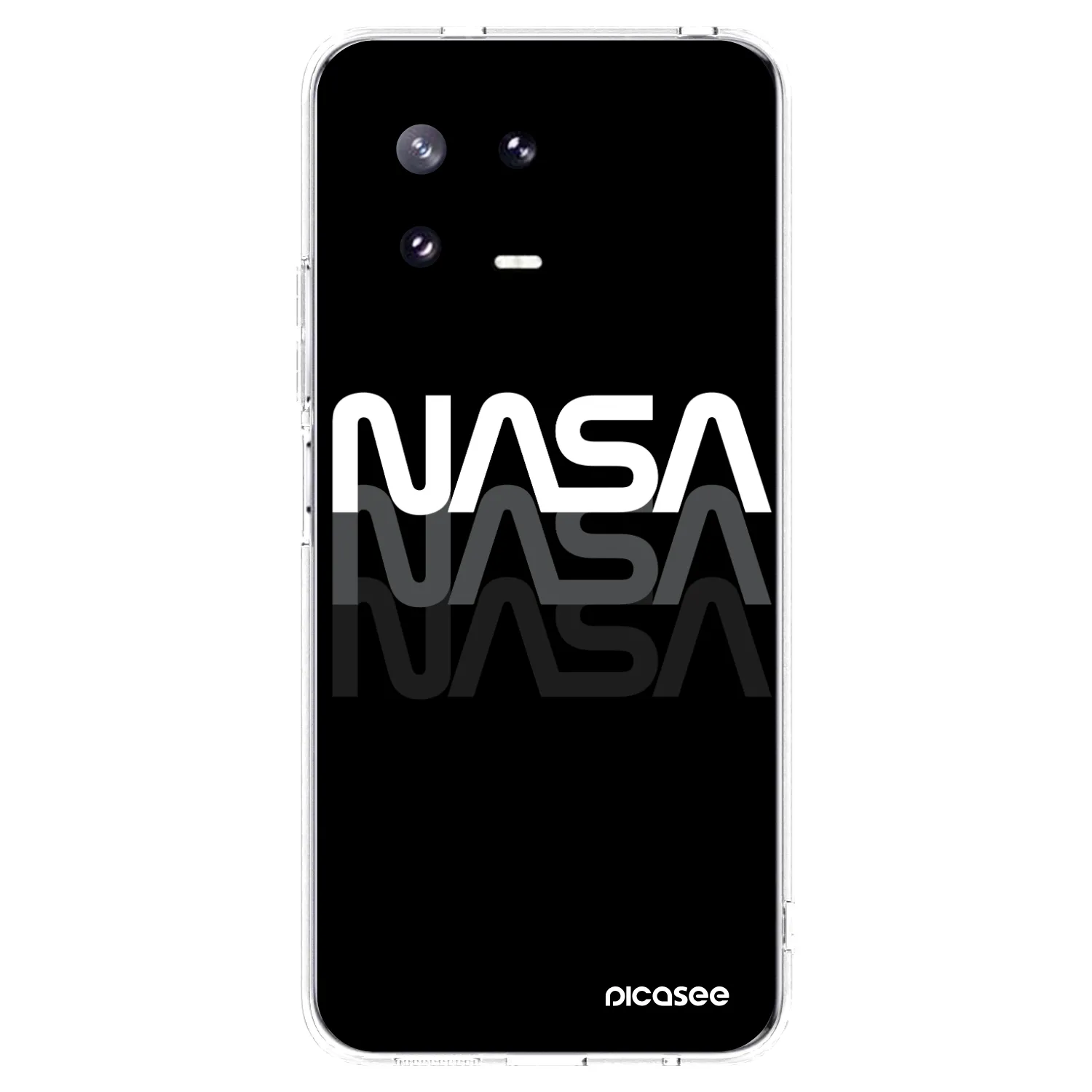 Picasee silikónový prehľadný obal pre Xiaomi 13 Pro - NASA Triple