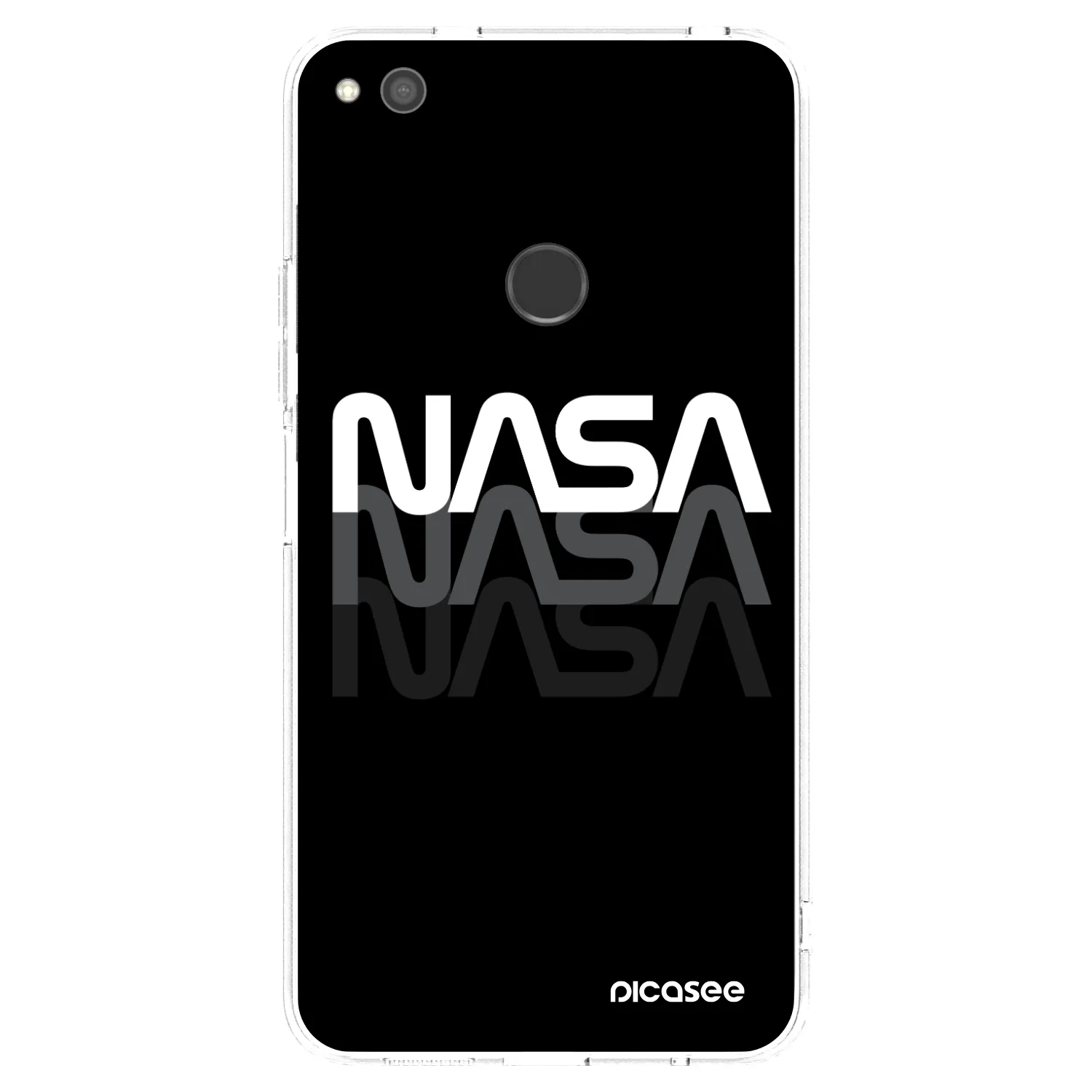 Picasee silikónový prehľadný obal pre Huawei P9 Lite 2017 - NASA Triple