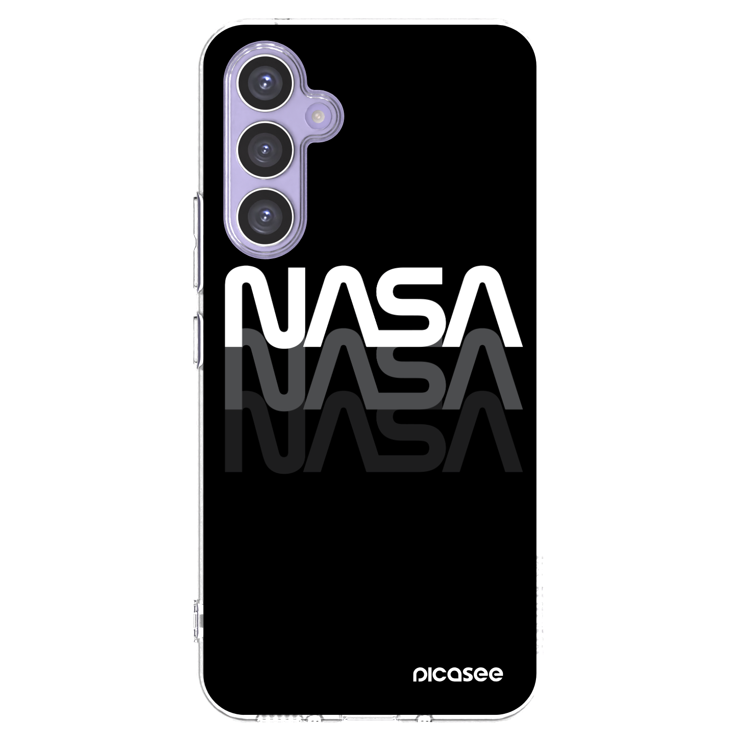 Picasee silikónový prehľadný obal pre Samsung Galaxy A54 5G A546B - NASA Triple