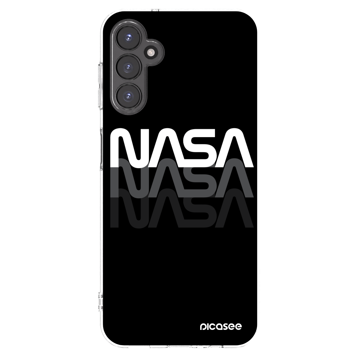 Picasee silikónový prehľadný obal pre Samsung Galaxy A14 5G A146P - NASA Triple