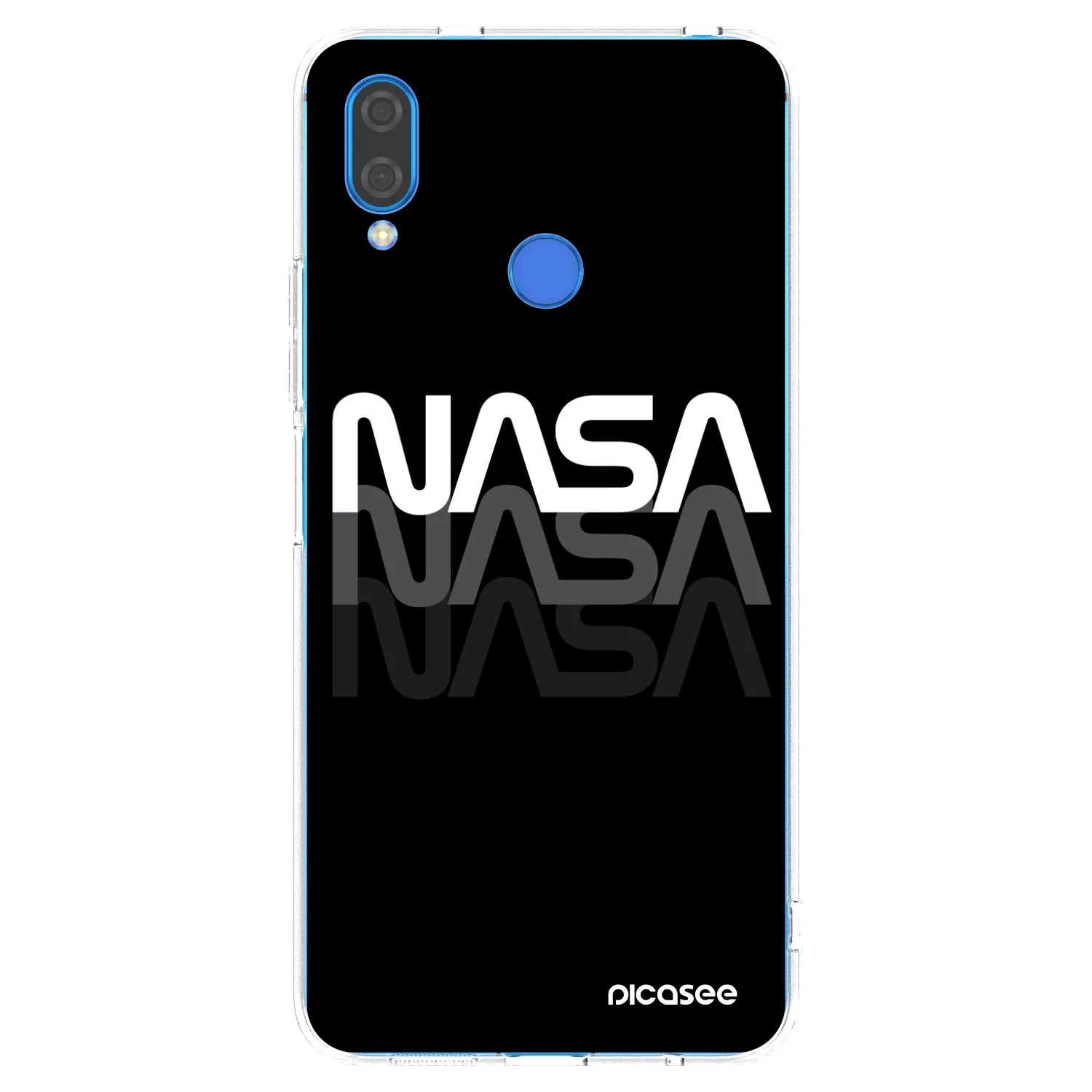 Picasee silikónový prehľadný obal pre Huawei Nova 3 - NASA Triple