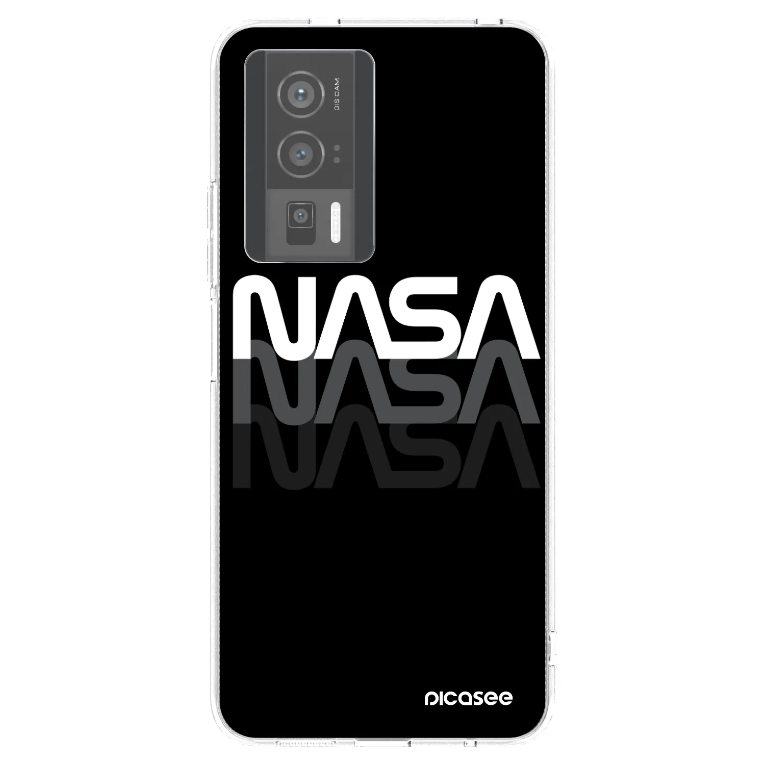 Picasee silikónový prehľadný obal pre Xiaomi Poco F5 Pro 5G - NASA Triple